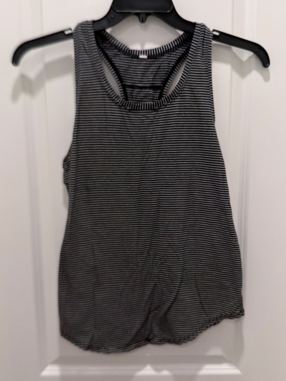 Lululemon Racerback Tank Top - Black and White